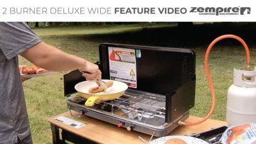 Zempire 2 Burner Deluxe Wide